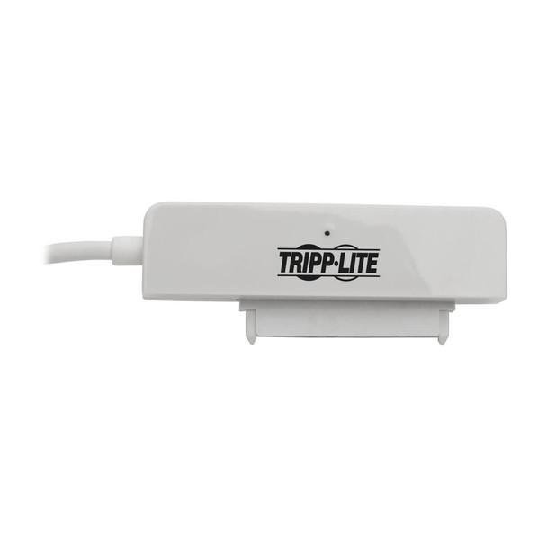 Tripp Lite U438-06N-G1-W USB 3.1 Gen 1 (5 Gbps) USB-C to SATA III Adapter Cable with UASP, 2.5 in. SATA Hard Drives, Thunderbolt 3 Compatible, White U438-06N-G1-W 037332199430