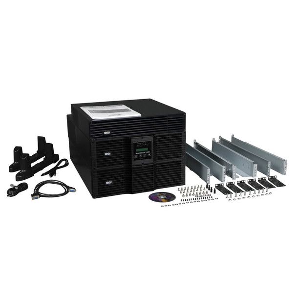 Tripp Lite SmartOnline 208/120V 8kVA 7.2kW On-Line Double-Conversion UPS, Extended Run, SNMP, Webcard, 8U Rack/Tower, Bypass Switch SU8000RT3U1TF 037332138026