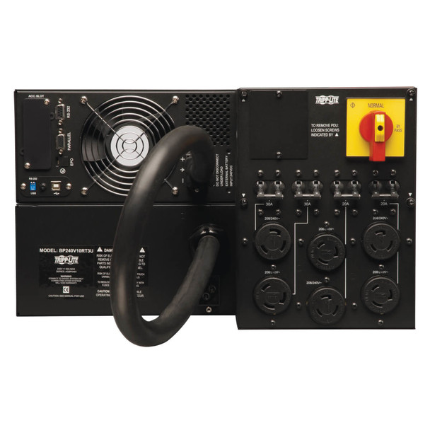 Tripp Lite SmartOnline 200-240V 10kVA 9kW On-Line Double-Conversion UPS, Extended Run, SNMP, Webcard, 6U Rack/Tower, USB, DB9 Serial, Bypass Switch SU10000RT3U 037332127372