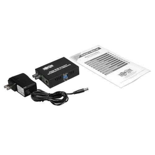 Tripp Lite Fiber Optic - 10/100BaseT to 100BaseFX-ST Multimode Media Converter, 2km, 1310nm N784-001-ST 037332130907