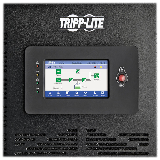 Tripp Lite 3-Phase 208/220/120/127V 10kVA/kW Double-Conversion UPS - Unity PF, 1 Internal Battery String S3M10K1B 037332247766