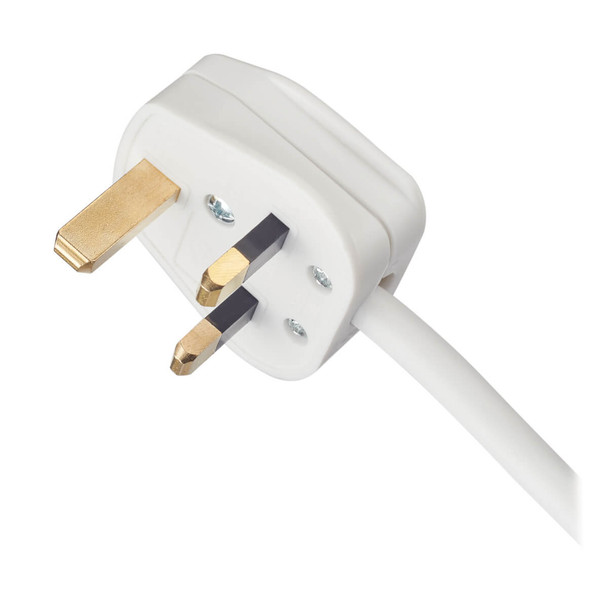 Tripp Lite PS6B35W 6-Outlet Power Strip - British BS1363A Outlets, Individually Switched, 220-250V, 13A, 3 m Cord, White PS6B35W 037332251596