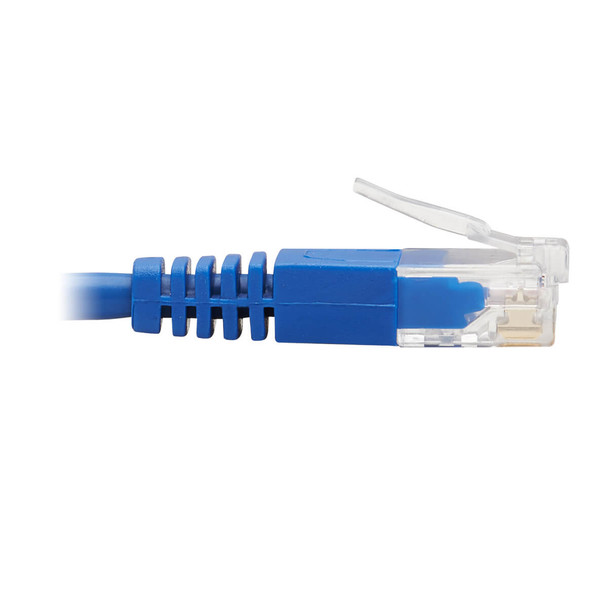 Tripp Lite N204-S03-BL-UP Up-Angle Cat6 Gigabit Molded Slim UTP Ethernet Cable (RJ45 Right-Angle Up M to RJ45 M), Blue, 3 ft. (0.91 m) N204-S03-BL-UP 037332252548