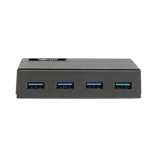 Tripp Lite 4-Port USB 3.0 SuperSpeed Hub for Data and USB Charging - USB-A, BC 1.2, 2.4A U360-004-2F 037332217912