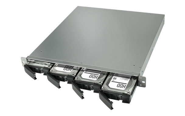 QNAP NAS Rack (1U) Ethernet LAN Aluminium, Black E-2124 TS-983XU-E2124-8G-US 885022016501