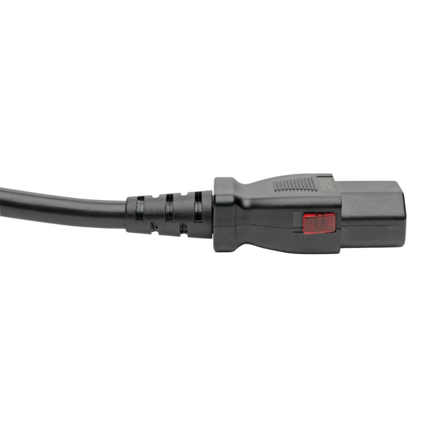 Tripp Lite P004-L03 Power Extension Cord, Locking C13 to C14 PDU Style - 10A, 250V, 18 AWG, 3 ft. (0.91 m) P004-L03 037332218179