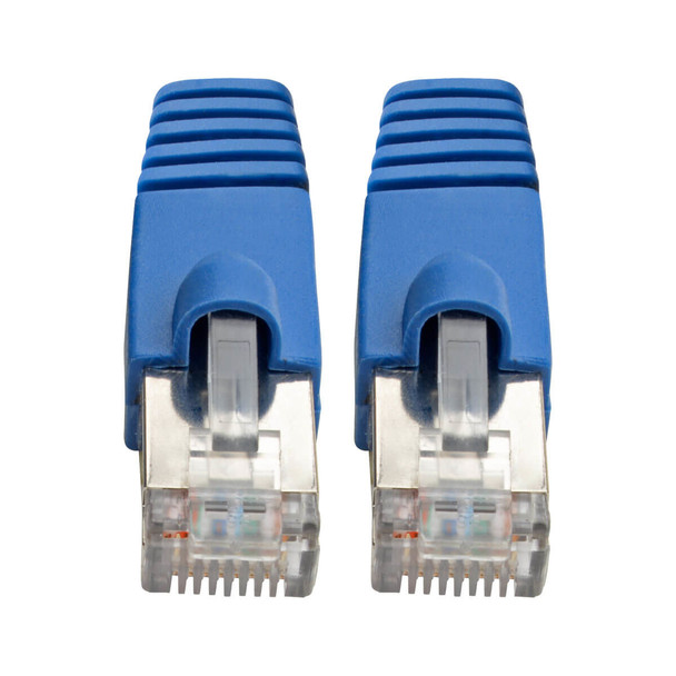 Tripp Lite N262-035-BL Cat6a 10G-Certified Snagless Shielded STP Ethernet Cable (RJ45 M/M), PoE, Blue, 35 ft. (10.67 m) N262-035-BL 037332205025