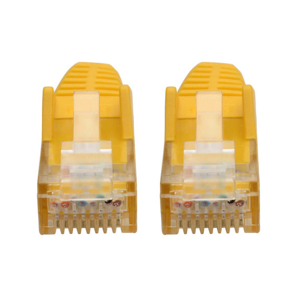 Tripp Lite N201-06N-YW Cat6 Gigabit Snagless Molded (UTP) Ethernet Cable (RJ45 M/M), Yellow, 6-in. (15.24 cm) N201-06N-YW 037332206503