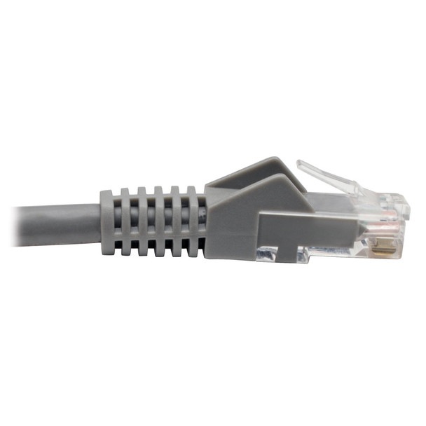 Tripp Lite N201-035-GY Cat6 Gigabit Snagless Molded (UTP) Ethernet Cable (RJ45 M/M), Gray, 35 ft. (10.67 m) N201-035-GY 037332204912