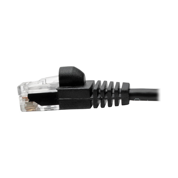 Tripp Lite N261-S01-BK Cat6a 10G Snagless Molded Slim UTP Ethernet Cable (RJ45 M/M), Black, 1 ft. (0.31 m) N261-S01-BK 037332203670