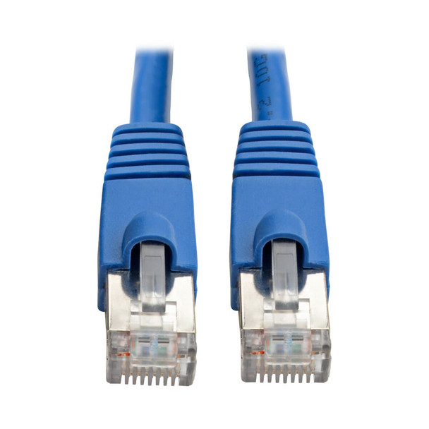 Tripp Lite N262-025-BL Cat6a 10G-Certified Snagless Shielded STP Ethernet Cable (RJ45 M/M), PoE, Blue, 25 ft. (7.62 m) N262-025-BL 037332203809