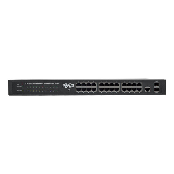 Tripp Lite NGS24C2 network switch Managed L2 Gigabit Ethernet (10/100/1000) 1U Black NGS24C2 037332194831