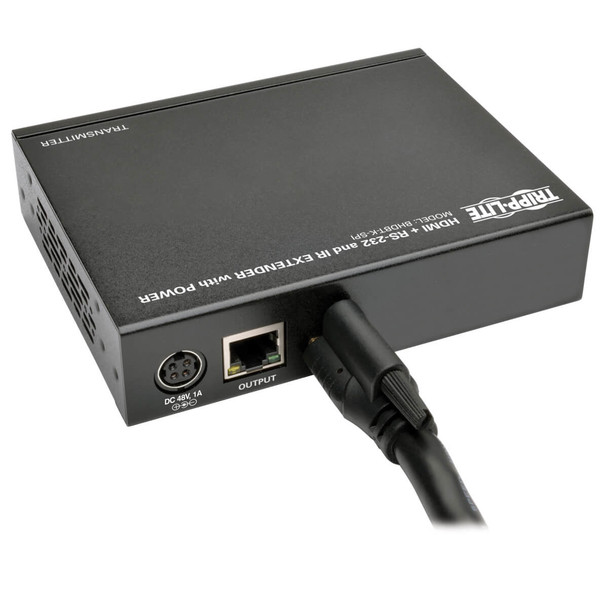 Tripp Lite HDBaseT Class B (HDBaseT-Lite) HDMI over Cat5e/6/6a Extender Kit w/Power, Serial & IR, 4K x 2K UHD/1080p, Up to 70.1 m (230-ft.) BHDBT-K-SPI 037332189516