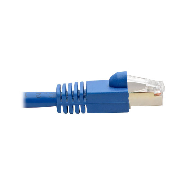 Tripp Lite N262-014-BL Cat6a 10G Certified Snagless Shielded STP Ethernet Cable (RJ45 M/M), PoE, Blue, 14 ft. (4.27 m) N262-014-BL 037332188359