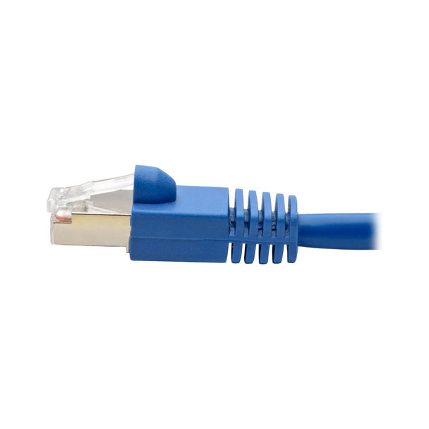 Tripp Lite N262-005-BL Cat6a 10G Certified Snagless Shielded STP Ethernet Cable (RJ45 M/M), PoE, Blue, 5 ft. (1.52 m) N262-005-BL 037332188281