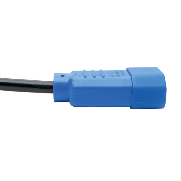 Tripp Lite P004-004-BL PDU Power Cord, C13 to C14 - 10A, 250V, 18 AWG, 4 ft. (1.22 m), Blue P004-004-BL 037332173218