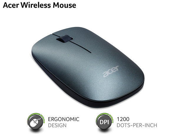 Acer Works with Chrome Thin and Light Mouse - Green GP.MCE11.01K 4710886338031