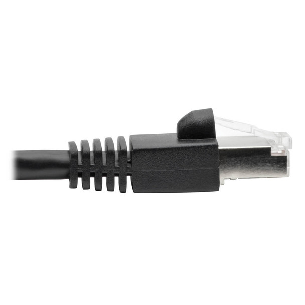 Tripp Lite N262-015-BK Cat6a 10G-Certified Snagless Shielded STP Ethernet Cable (RJ45 M/M), PoE, Black, 15 ft. (4.57 m) N262-015-BK 037332256843