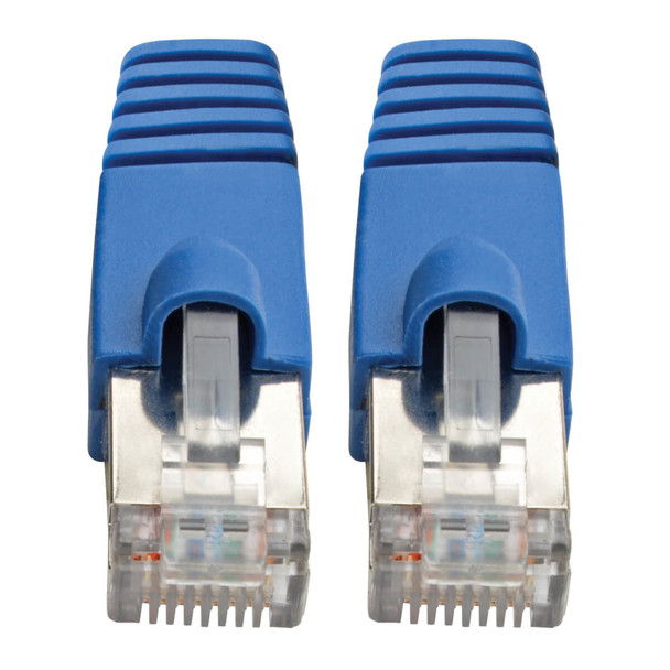 Tripp Lite N262-015-BL Cat6a 10G-Certified Snagless Shielded STP Ethernet Cable (RJ45 M/M), PoE, Blue, 15 ft. (4.57 m) N262-015-BL 037332256812