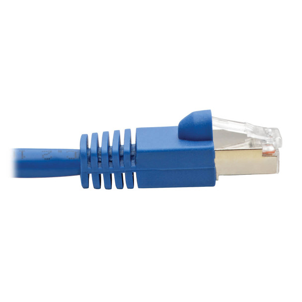 Tripp Lite N262-015-BL Cat6a 10G-Certified Snagless Shielded STP Ethernet Cable (RJ45 M/M), PoE, Blue, 15 ft. (4.57 m) N262-015-BL 037332256812
