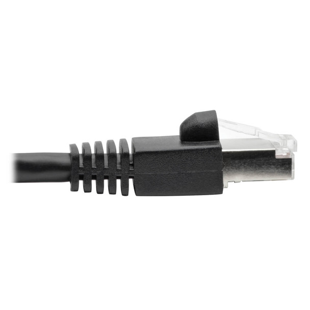Tripp Lite N262-004-BK Cat6a 10G-Certified Snagless Shielded STP Ethernet Cable (RJ45 M/M), PoE, Black, 4 ft. (1.22 m) N262-004-BK 037332256676