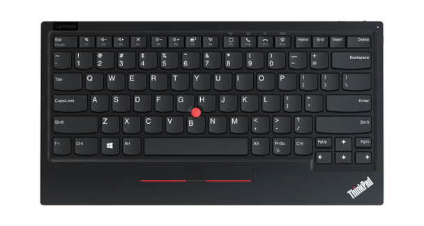 Lenovo ThinkPad Trackpoint II keyboard RF Wireless + Bluetooth AZERTY French Black 4Y40X49498 194552677770