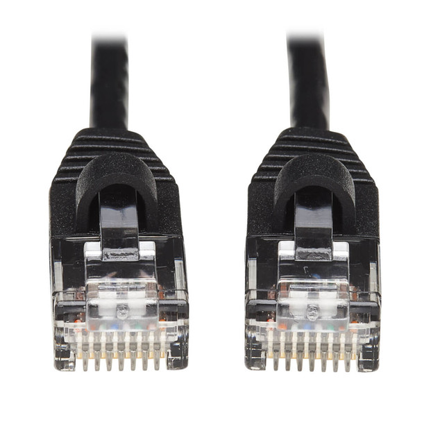 Tripp Lite N261-S20-BK Cat6a 10G Snagless Molded Slim UTP Ethernet Cable (RJ45 M/M), Black, 20 ft. (6.09 m) N261-S20-BK 037332251787