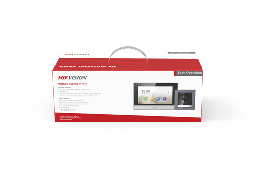 Hikvision Digital Technology DS-KIS602 video intercom system 2 MP 17.8 cm (7") Black, Grey DS-KIS602 842571127904