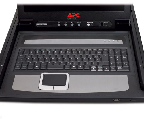 APC AP5717 rack console 43.2 cm (17") Black AP5717 731304283232