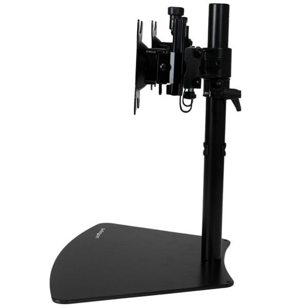 StarTech.com Dual-Monitor Stand - Horizontal - Black 41668