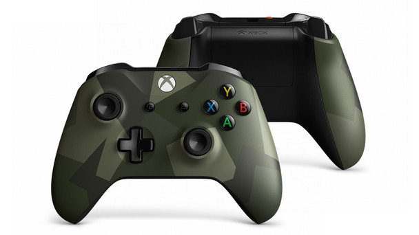 Microsoft Xbox Wireless Controller Armed Forces II Special Edition Camouflage Gamepad PC, Xbox One, Xbox One S, Xbox One X WL3-00095 889842283778