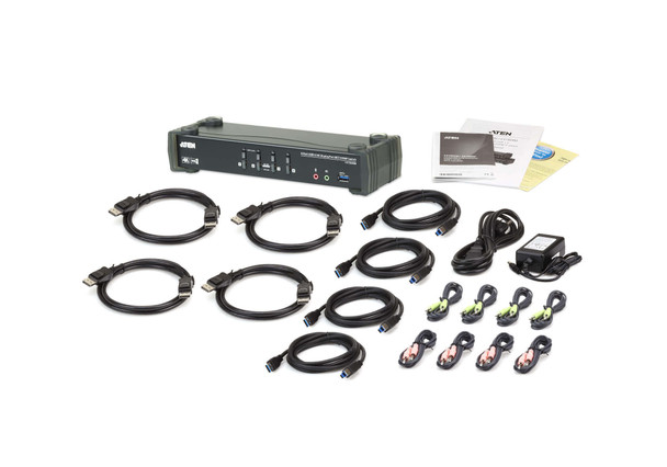 ATEN CS1924M KVM switch Black CS1924M 672792007750