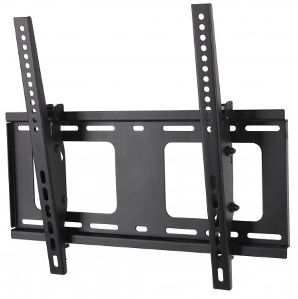 Manhattan TV & Monitor Mount, Wall, Tilt, 1 screen, Screen Sizes: 32-55", Black, VESA 200x200 to 400x400mm, 80kg, LFD, Lifetime Warranty 461474 766623461474