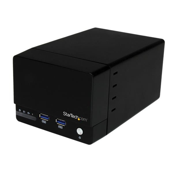 StarTech.com USB 3.0 Dual 3.5in SATA III Hard Drive RAID Enclosure with Fast Charge USB Hub & UASP S352BU33HR 065030858052