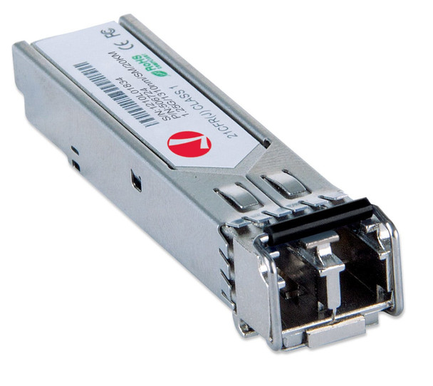 Intellinet Transceiver Module Optical, Gigabit Ethernet SFP Mini-GBIC, 1000Base-Lx (LC) Single-Mode Port, 20km, MSA Compliant, Equivalent to Cisco GLC-LH-SM, Three Year Warranty 506724 766623506724