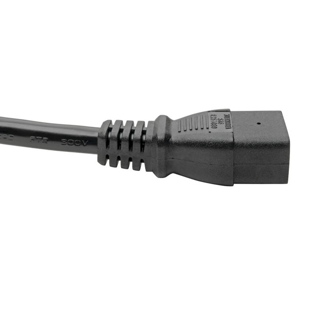 Tripp Lite Heavy-Duty Power Extension Cord Lead Cable for PDU and UPS, 20A, 12AWG (IEC-320-C19 to NEMA L6-20P), 4.27 m (14-ft.) P040-014 037332164933