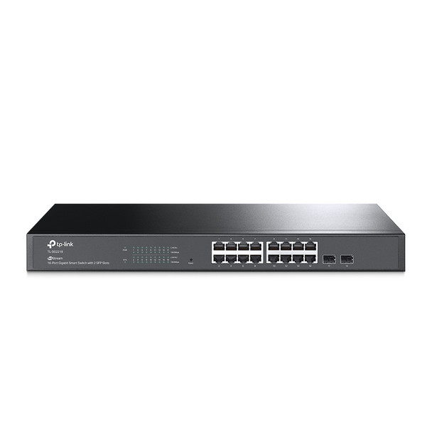 TP-Link JetStream 16-Port Gigabit Smart Switch with 2 SFP Slots TL-SG2218 840030702471