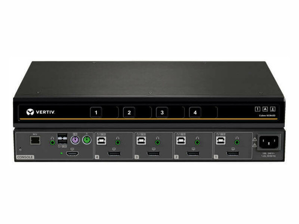 Vertiv Cybex SC 840D KVM switch Rack mounting Black SC840D-001