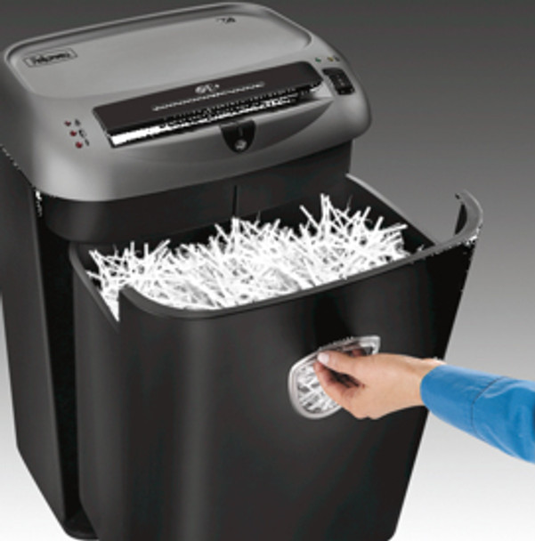 Fellowes Powershred 70S paper shredder Strip shredding 22.9 cm Black, Silver 4671001 043859630981