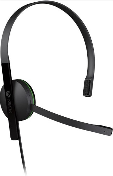 Microsoft Xbox One Wired Chat Headset Head-band Gaming Black S5V-00014 889842160192