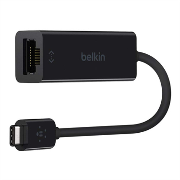 Belkin USB-C/Gigabit Ethernet 1000 Mbit/s F2CU040BTBLK 745883700288