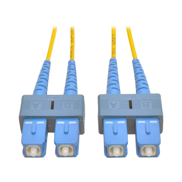 Tripp Lite N356-01M Duplex Singlemode 9/125 Fiber Patch Cable (SC/SC), 1M (3 ft.) N356-01M 037332122445