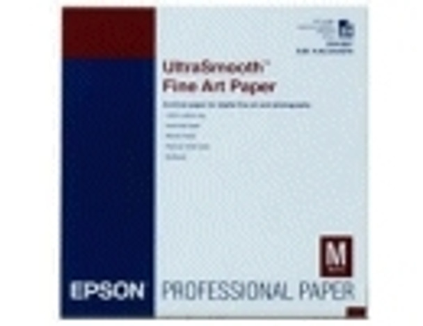 Epson Ultrasmooth Fine Art Paper, A3+, 325g/m², 25 Blatt S041896 010343849365