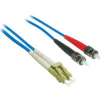 C2G 10m LC/ST Plenum-Rated Duplex 62.5/125 Multimode Fiber Patch fibre optic cable Blue 37529 757120375296