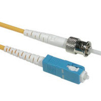 C2G 3m SC/ST Simplex 9/125 Single-Mode Fiber Patch Cable fibre optic cable Yellow 37125 757120371250