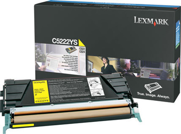 Lexmark Yellow for C52x toner cartridge Original C5222YS 734646396721
