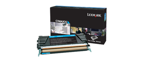 Lexmark C746A2CG toner cartridge 1 pc(s) Original Cyan C746A2CG 734646319782