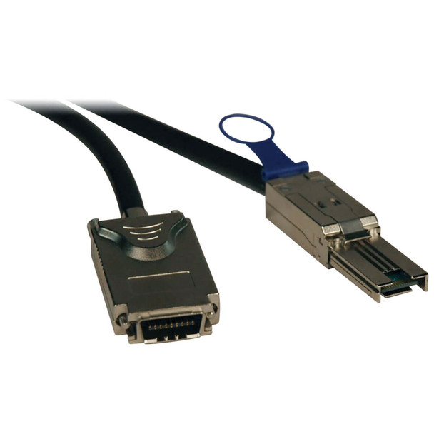 Tripp Lite S520-03M External SAS Cable, 4 Lane - mini-SAS (SFF-8088) to 4xInfiniband (SFF-8470), 3M (9.84 ft.) S520-03M 037332151964