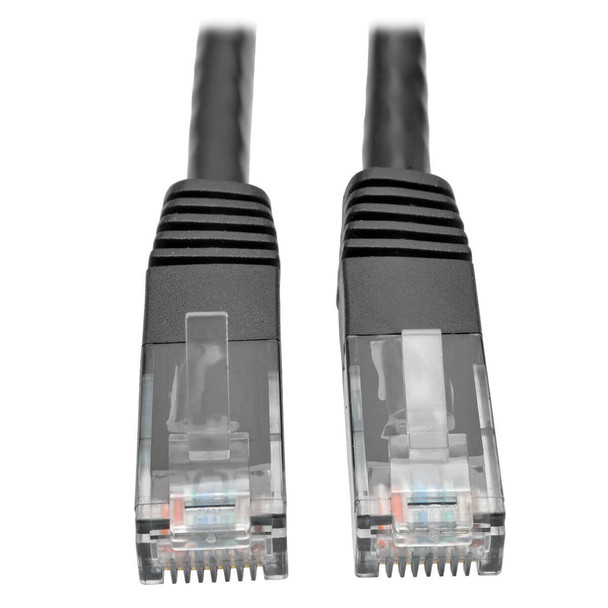 Tripp Lite N200-002-BK Cat6 Gigabit Molded (UTP) Ethernet Cable (RJ45 M/M), Black, 2 ft. (0.61 m) N200-002-BK 037332194411