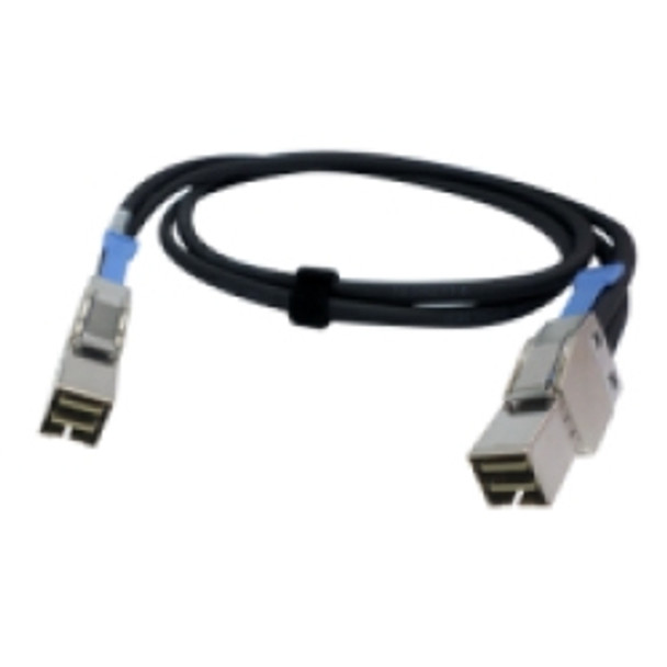 QNAP CAB-SAS05M-8644 Serial Attached SCSI (SAS) cable 0.5 m Black CAB-SAS05M-8644 885022008063